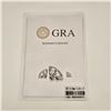 Image 6 : 3.00 CT GRA CERTIFIED ROUND BRILLIANT CUT MOISSANITE STONE VVS LIGHT BLUE COLOR WITH 12 ROUND BRILLI