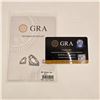 Image 6 : 3.00 CT GRA CERTIFIED ROUND BRILLIANT CUT MOISSANITE STONE VVS BLACK COLOR WITH 12 ROUND BRILLIANT C