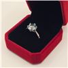 Image 2 : 3.00 CT GRA CERTIFIED ROUND BRILLIANT CUT MOISSANITE STONE VVS VIVID BLUISH GREEN COLOR WITH 12 ROUN