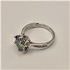 Image 4 : 3.00 CT GRA CERTIFIED ROUND BRILLIANT CUT MOISSANITE STONE VVS VIVID BLUISH GREEN COLOR WITH 12 ROUN