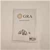 Image 6 : 3.00 CT GRA CERTIFIED ROUND BRILLIANT CUT MOISSANITE STONE VVS VIVID BLUISH GREEN COLOR WITH 12 ROUN