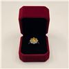 Image 1 : 107-3.00 CT GRA CERTIFIED ROUND BRILLIANT CUT MOISSANITE STONE VVS FANCY VIVID YELLOW COLOR WITH 16 