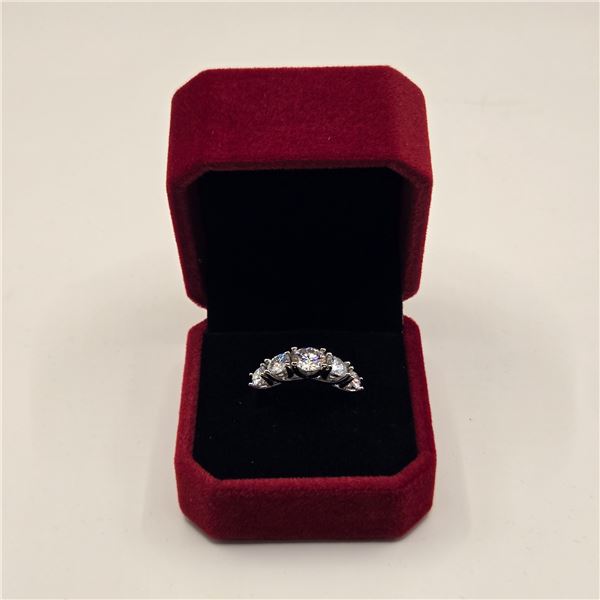 3.60 CT TW GRA CERTIFIED ROUND BRILLIANT CUT MOISSANITE STONES VVS D COLOR WITH THE 5 MOISSANITE STO