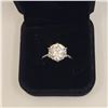 Image 3 : 110-5.00 CT GRA CERTIFIED ROUND BRILLIANT CUT MOISSANITE STONE VVS D COLOR SET IN CENTER WITH 14 ROU