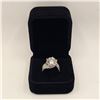 Image 1 : 5.00 CT GRA CERTIFIED ROUND BRILLIANT CUT MOISSANITE STONE VVS D COLOR SET WITH 140 ROUND BRILLIANT 