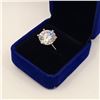 Image 2 : 10.00 CT GRA CERTIFIED ROUND BRILLIANT CUT MOISSANITE STONE VVS D COLOR SET IN 6 CLAW HEAD SET IN 92