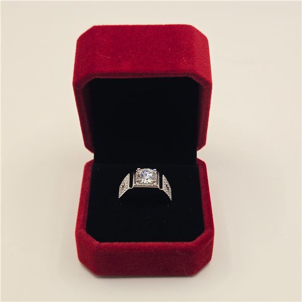 2.00 CT TW GRA CERTIFIED ROUND BRILLIANT CUT MOISSANITE STONE VVS D COLOR WITH 52 ROUND BRILLIANT CU