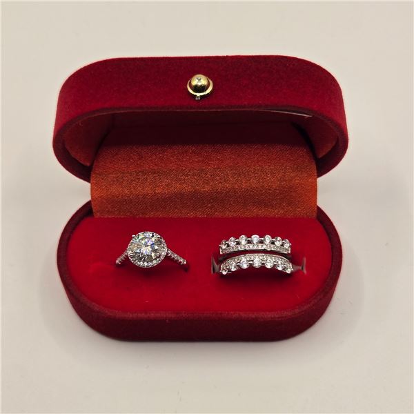 2.00 CT GRA CERTIFIED ROUND BRILLIANT CUT MOISSANITE STONE VVS D COLOR WITH 34 ROUND BRILLIANT CUT C