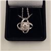 Image 2 : 1.00 CT GRA CERTIFIED ROUND BRILLIANT CUT MOISSANITE STONE VVS D COLOR WITH 40 ROUND BRILLIANT CUT M
