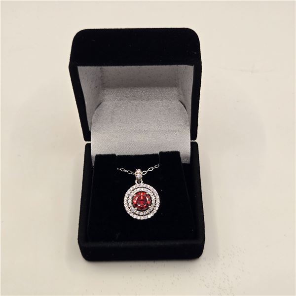1.00 CT GRA CERTIFIED ROUND BRILLIANT CUT MOISSANITE STONE VVS RED COLOR WITH 50 ROUND BRILLIANT CUT