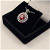 Image 3 : 1.00 CT GRA CERTIFIED ROUND BRILLIANT CUT MOISSANITE STONE VVS RED COLOR WITH 50 ROUND BRILLIANT CUT