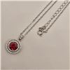 Image 4 : 1.00 CT GRA CERTIFIED ROUND BRILLIANT CUT MOISSANITE STONE VVS RED COLOR WITH 50 ROUND BRILLIANT CUT
