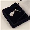 Image 3 : 1.00 CT GRA CERTIFIED PEAR CUT MOISSANITE STONE VVS D COLOR WITH 25 ROUND BRILLIANT CUT CUBIC ZIRCON