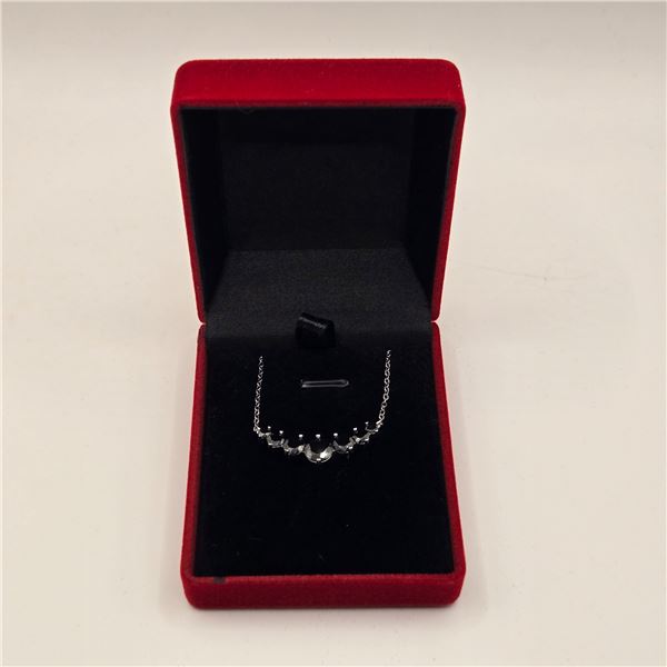 2.80 CT TW GRA CERTIFIED ROUND BRILLIANT CUT MOISSANITE STONES VVS BLACK COLOR WITH THE 7 ROUND BRIL