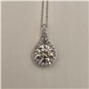 Image 4 : 4.00 CT GRA CERTIFIED PEAR CUT MOISSANITE STONE VVS D COLOR WITH 24 ROUND BRILLIANT CUT CUBIC ZIRCON
