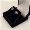 Image 3 : 2.00 CT TW GRA CERTIFIED ROUND BRILLIANT CUT MOISSANITE STONES VVS BLACK COLOR SET IN 6 CLAW BASKET 