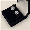 Image 3 : 2.00 CT TW GRA CERTIFIED ROUND BRILLIANT CUT MOISSANITE STONE VVS BLUE COLOR WITH 44 ROUND BRILLIANT