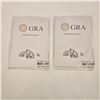 Image 6 : 2.00 CT TW GRA CERTIFIED ROUND BRILLIANT CUT MOISSANITE STONE VVS BLUE COLOR WITH 44 ROUND BRILLIANT
