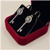 Image 3 : 2.00 CT TW GRA CERTIFIED ROUND BRILLIANT CUT MOISSANITE STONE VVS BLUE-GREEN COLOR WITH 74 ROUND BRI