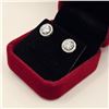 Image 2 : 2.00 CT TW GRA CERTIFIED ROUND BRILLIANT CUT MOISSANITE STONE VVS D COLOR WITH 40 ROUND BRILLIANT CU