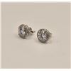 Image 5 : 2.00 CT TW GRA CERTIFIED ROUND BRILLIANT CUT MOISSANITE STONE VVS D COLOR WITH 40 ROUND BRILLIANT CU
