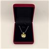 Image 1 : 10.00 CT GRA CERTIFIED ROUND BRILLIANT CUT MOISSANITE STONE VVS FANCY VIVID YELLOW COLOR SET IN 6 CL