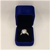 Image 1 : 10.00 CT GRA CERTIFIED ROUND BRILLIANT CUT MOISSANITE STONE VVS D COLOR WITH 10 GRADUATING ROUND BRI