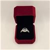 Image 1 : 2.00 CT TW GRA CERTIFIED ROUND BRILLIANT CUT MOISSANITE STONE VVS BLUE-GREEN COLOR WITH 12 BAGUETTE 