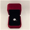Image 1 : 3.00 CT GRA CERTIFIED ROUND BRILLIANT CUT MOISSANITE STONE VVS D COLOR SET IN ½ BEZEL SET IN 925 SIL