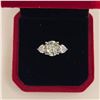 Image 3 : 3.00 CT GRA CERTIFIED ROUND BRILLIANT CUT MOISSANITE STONE VVS DARK GREEN COLOR WITH HEART SHAPED BR