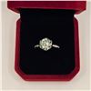 Image 3 : 3.00 CT GRA CERTIFIED ROUND BRILLIANT CUT MOISSANITE STONE VVS LIGHT GREENISH BLUE COLOR WITH 12 ROU