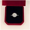 Image 3 : 2.00 CT GRA CERTIFIED ROUND BRILLIANT CUT MOISSANITE STONE VVS BLUE COLOR WITH 35 ROUND BRILLIANT CU