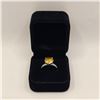 Image 1 : 5.00 CT GRA CERTIFIED ROUND BRILLIANT CUT MOISSANITE STONE VVS VIVID YELLOW COLOR WITH 32 ROUND BRIL