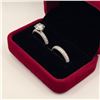 Image 2 : 2.00 CT GRA CERTIFIED ROUND BRILLIANT CUT MOISSANITE STONE VVS D COLOR WITH 36 ROUND BRILLIANT CUT C