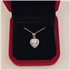 Image 2 : 1.00 CT GRA CERTIFIED HEART CUT MOISSANITE STONE VVS D COLOR WITH 22 ROUND BRILLIANT CUT CUBIC ZIRCO