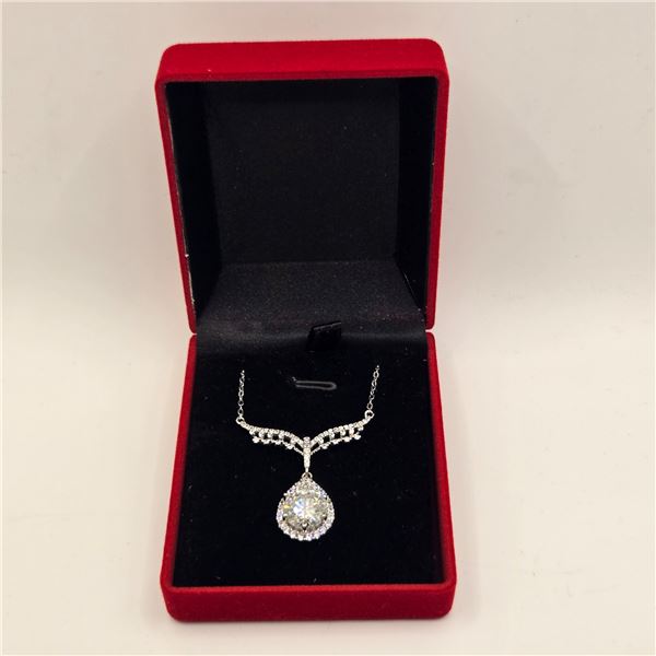 3.00 CT GRA CERTIFIED ROUND BRILLIANT CUT MOISSANITE STONE VVS D COLOR WITH 76 ROUND BRILLIANT CUT C