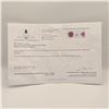 Image 5 : 6.00 CT TW ROUND CUT SYNTHETIC RUBIES CLEAR WITH INTENSE BLOOD RED COLOR SET IN 4 CLAW V HEAD SET IN