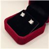 Image 2 : 2.00 CT GRA CERTIFIED PRINCESS CUT MOISSANITE STONE VVS D COLOR SET IN 4 CLAW BASKET HEAD SET IN 925
