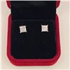 Image 3 : 2.00 CT GRA CERTIFIED PRINCESS CUT MOISSANITE STONE VVS D COLOR SET IN 4 CLAW BASKET HEAD SET IN 925