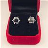 Image 3 : 6.00 CT TW GRA CERTIFIED ROUND BRILLIANT CUT MOISSANITE STONES VVS BLACK COLOR SET IN 6 CLAW FILAGRE