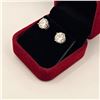 Image 3 : 6.00 CT TW GRA CERTIFIED ROUND BRILLIANT CUT MOISSANITE STONES VVS D COLOR SET IN 6 CLAW BASKET HEAD