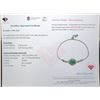 Image 3 : 5.4 ct Certified Silver Emerald gemstone Bracelet ($5,912 Appraisal)