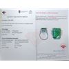 Image 3 : 5.9 ct Certified Silver Emerald gemstone Ring ($19,588 Appraisal)