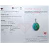 Image 3 : 4.7 ct Certified Silver Emerald gemstone Pendant ($17,462 Appraisal)