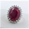 Image 2 : 5.8 ct Certified Silver Ruby gemstone Ring ($8,280 Appraisal)