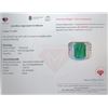 Image 3 : 7.4 ct Certified Silver Emerald gemstone Ring ($8,190 Appraisal)