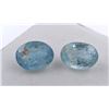 Image 1 : 11.22 ct Certified Aquamarine gemstone Pair ($7,800 Appraisal)