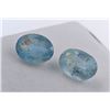 Image 2 : 11.22 ct Certified Aquamarine gemstone Pair ($7,800 Appraisal)