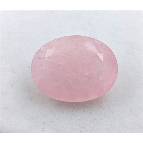15.84 ct Certified Pink Morganite gemstone ($15,000 Appraisal)
