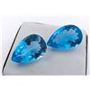 Image 2 : 55.29 ct Certified Royal Blue Topaz gemstone Pair ($11,000 Appraisal)